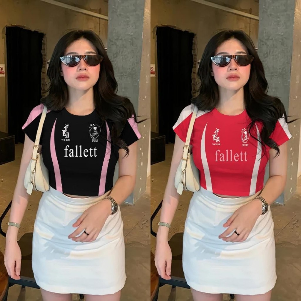 Babytee เสื้อครอปผู้หญิงสไตล์เกาหลี NO.21 เสื้อครอปฤดูร้อนใหม่แขนสั้นคอกลมรัดรูปเสื้อยืดสตรีทสาวเสื้อยืดเข้ารูปเซ็กซี่สําหรับผู้หญิง