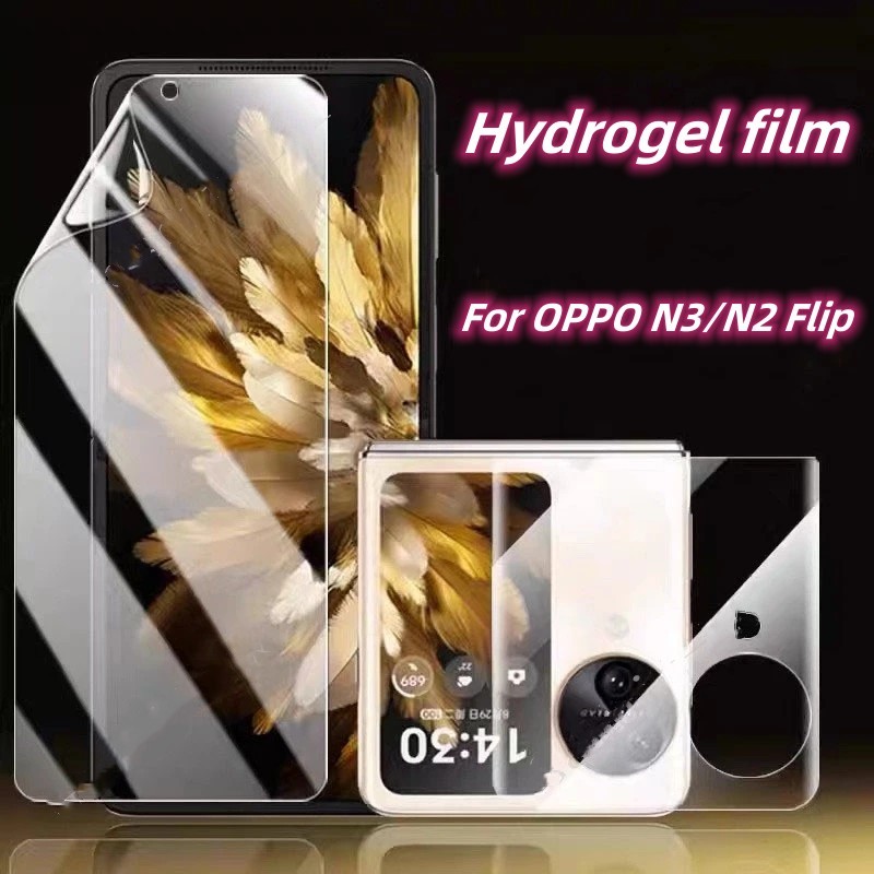 ฟิล์มไฮโดรเจลสําหรับ OPPO Find N3 Flip Clear Screen Protector OPPO Find N2 Flip Transparent soft Pro
