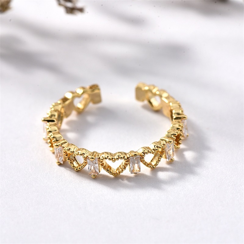 แหวนหัวใจเพทายอินอินเทรนด ์ ย ้ อนยุคการออกแบบที ่ ไม ่ ซ ้ ําใครเปิดแหวน