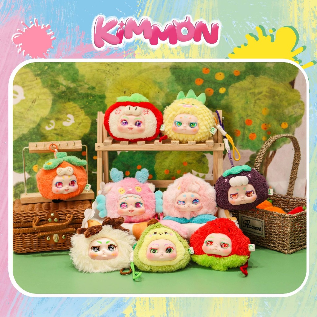 KIMMON SURE ENOUGH, IT'S YOU 🌹(fruits) vinyl blind box plush doll figurines gift trendy toy dolls