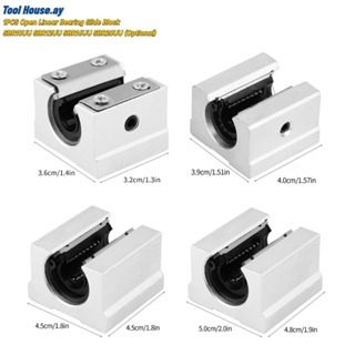 บล็อกสไลด์ ※ เครื่องมือแบริ่งสไลด์บล็อก Sbr10Uu Sbr12Uu Sbr16Uu Sbr20Uu 1ชิ้น