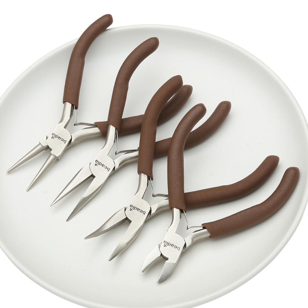 Seiko คีมเหล็กคาร์บอนคีมสีน้ําตาล Hand-Made คีมขนาดเล็ก DIY เครื่องมือมือ 1 ชิ้น