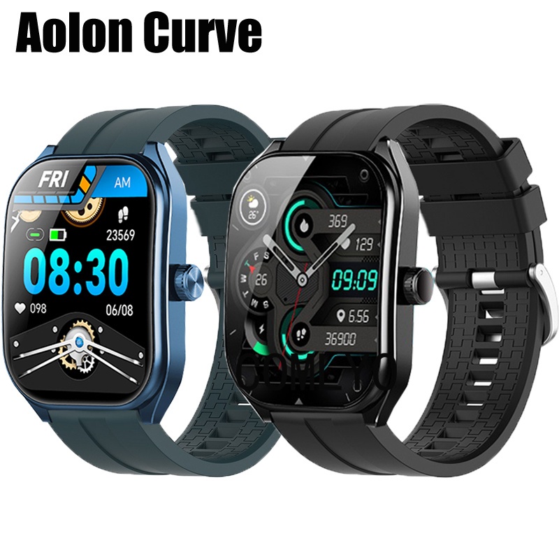 สําหรับ Aolon Curve สมาร ์ ทสายนาฬิกาซิลิโคนนุ ่ มนุ ่ มผู ้ หญิงเข ็ มขัดผู ้ ชาย