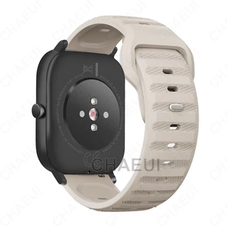 สายรัดซิลิโคนสายรัดข้อมืออุปกรณ์เสริมสร้อยข้อมือสําหรับ Amazfit Bip Max 6 5 Unity 3 U Pro GTS 4 Mini GTS3 GTS2
