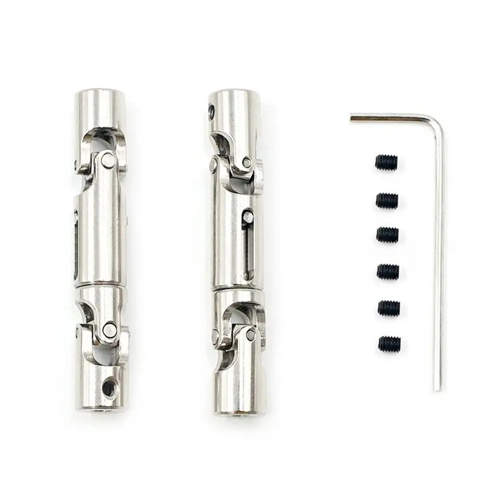 2 ชุด KOShobby C64 C54 C64-1 C74-1 C84 C94 HB R1601 Series โลหะไดรฟ์เพลาเกียร์เพลาสําหรับ WPL C24 C34 C64-1 B14 B36 MN D90 MN99S อัพเกรด RC รถรถบรรทุกอะไหล่ - รูปที่ 2