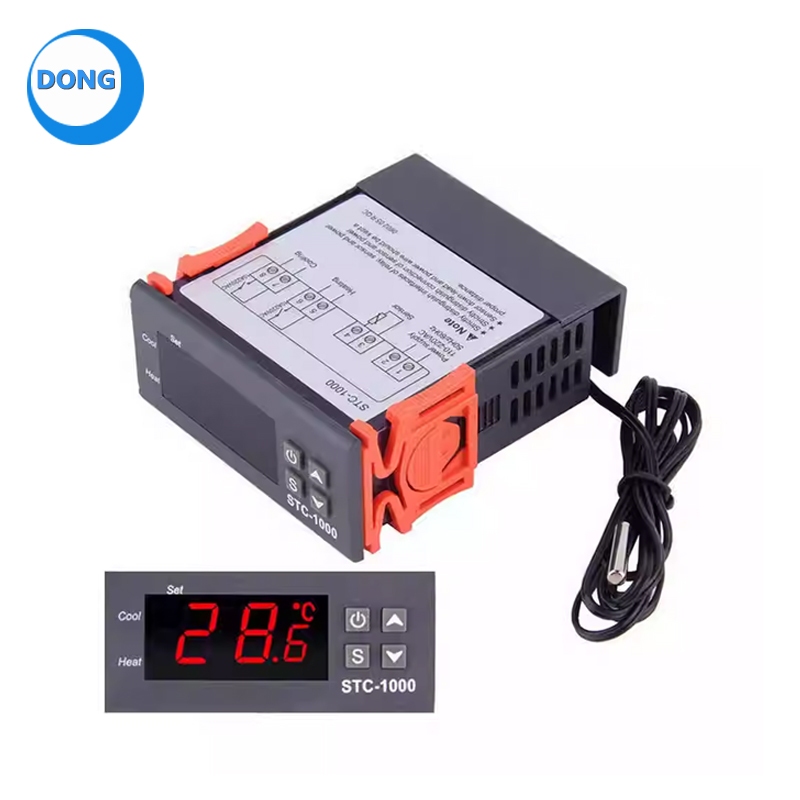 12v 24V 220V ดิจิตอล STC-1000 STC 1000 อุณหภูมิ Controller Thermostat Sensor