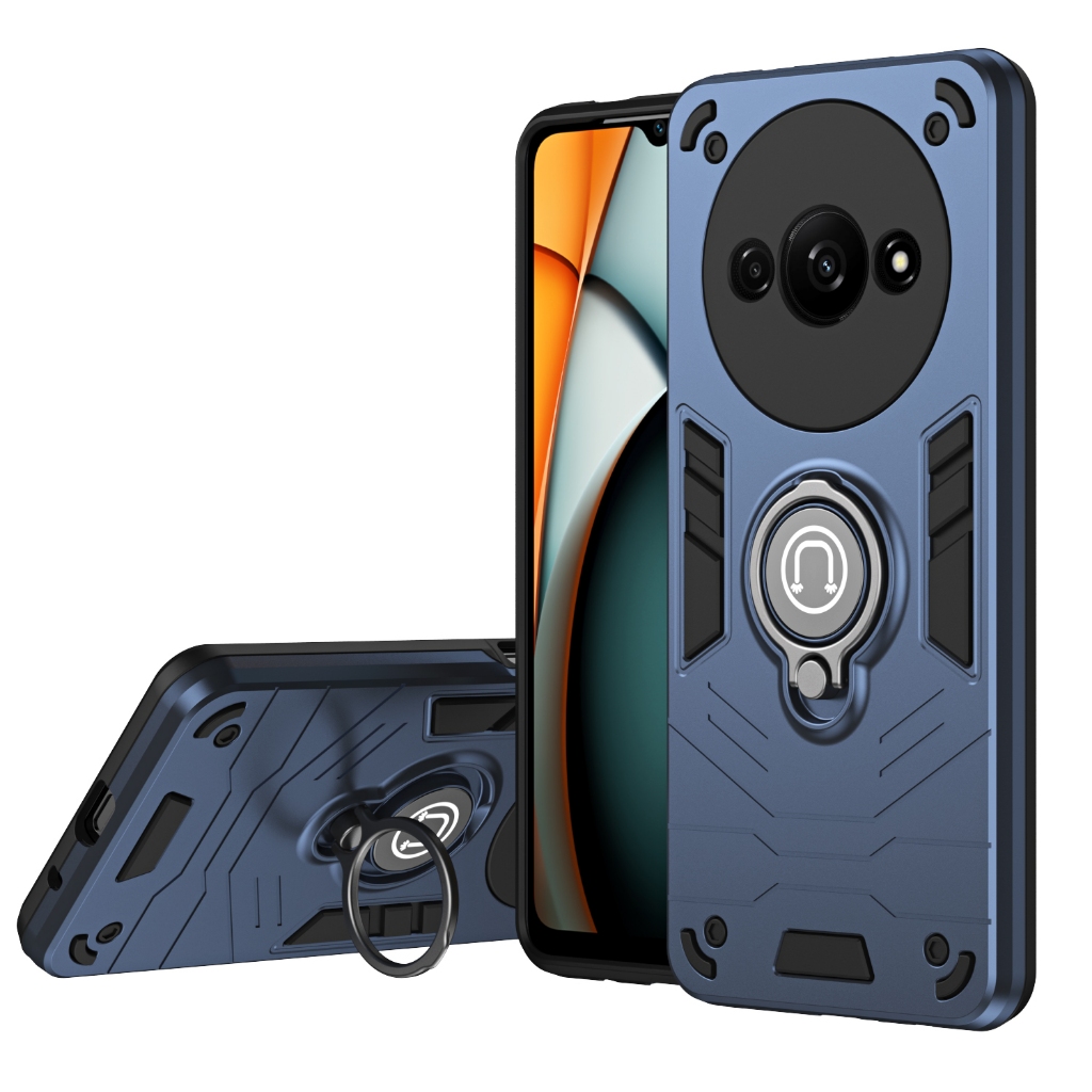 สําหรับ Xiaomi Redmi A3 ,360 แหวนหัวเข็มขัด, ที่วางโทรศัพท์, ที่ยึดในรถ, เสริมสี่มุมป้องกันการตกเคสป้องกันโทรศั