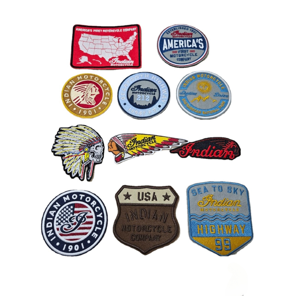 ปรับแต่งแพทช์ Biker แพทช์เหล็กขนาดใหญ่ Punk Skull Eagle ป้ายรถจักรยานยนต์อินเดีย Harley -Davdison MC