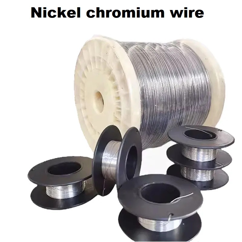 Cr20Ni80 Heating Wire Nichrome Heating Wire Alloy Heating Yarn Resistance Wires For Cutting Foam ลวดความร้อน Nichrome ความร้อนลวดโลหะผสมความร้อนเส้นด้ายความต้านทานลวดสําหรับตัดโฟมเส้นผ่านศูนย์กลาง 0.1mm ~ 4mm