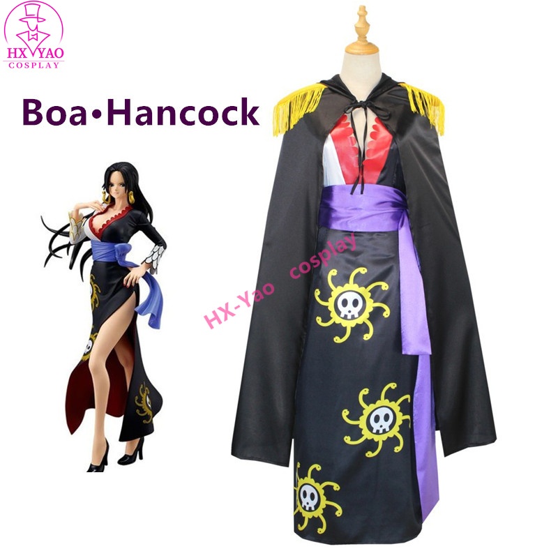 Boya Hancock คอสเพลย์อะนิเมะเครื่องแต่งกาย One Piece งูเจ้าหญิง Empress คอสเพลย์ฮาโลวีนเครื่องแต่งกาย Props