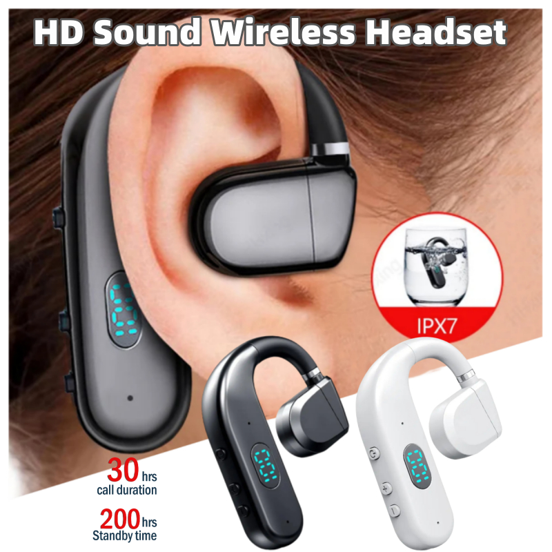 T50 Bone Conduction หูฟังหูฟังไร ้ สายบลูทูธพร ้ อมไมโครโฟนตัดเสียงรบกวนชุดหูฟังกีฬาหู Hook Hi-Fi ชุดหูฟังสเตอริโอ