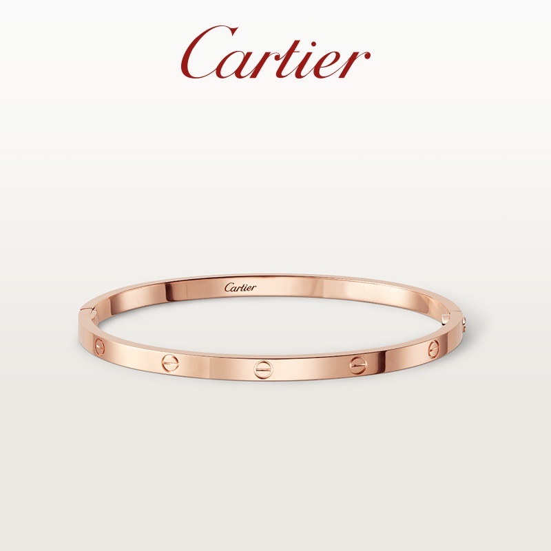 2025 Cartier LOVE Series Buckle Version 4mm Bracelet Non-Fade Brand logo Bracelet 17cm/19cm