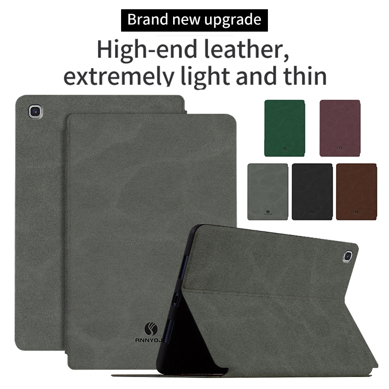 สําหรับ Samsung Galaxy Tab S5e (2019) 10.5" SM-T725 SM-T720 Tab E 9.6 (2015) SM-T560 SM-T561 SM-T560NU แฟชั่นผิวรู้สึกแท็บเล็ตป้องกันกรณี Flip Book สไตล์ขาตั้งหนัง PU ฝาครอบ