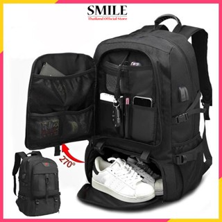 80L กระเป๋าเป้เดินทางผู้ชายกระเป๋าเป้กันน้ำสำหรับเล่นกีฬาสาม…