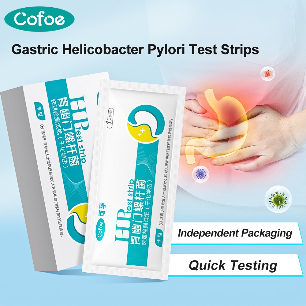 Cofoe Gastric Helicobacter Pylori Rapid Test Strip Oral HP การทดสอบสุขภาพกระเพาะอาหารความแม ่ นยํา 99 %