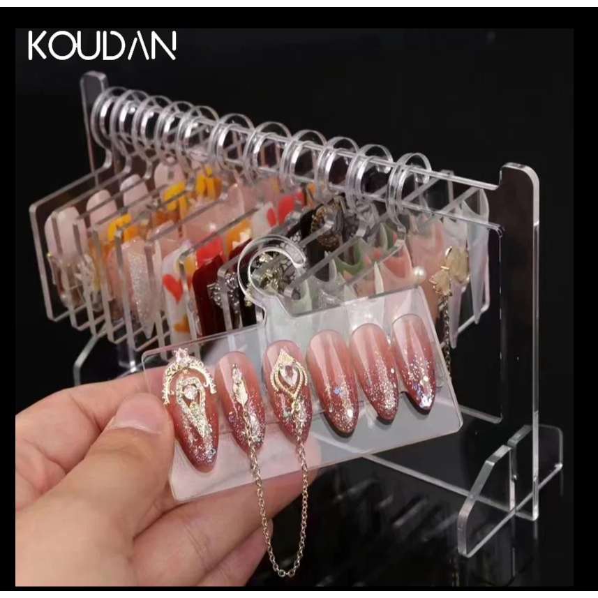 เครื ่ องมือแต ่ งเล ็ บปลอมเล ็ บบอร ์ ดอะคริลิคเล ็ บเคล ็ ดลับขาตั ้ ง Organizer KOUDAN