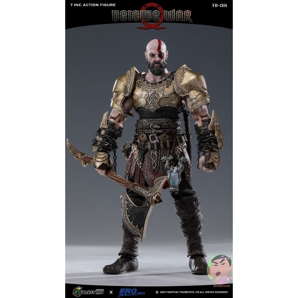 Brotoys x Takethes 1/12 God Of War Kratos Action Figure