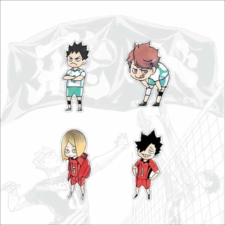 เข ็ มกลัดอะคริลิค Haikyu Series อุปกรณ ์ ต ่ อพ ่ วงอะคริลิคน ่ ารักการ ์ ตูนเข ็ มกลัด Pin อุปกรณ ์ เสริม