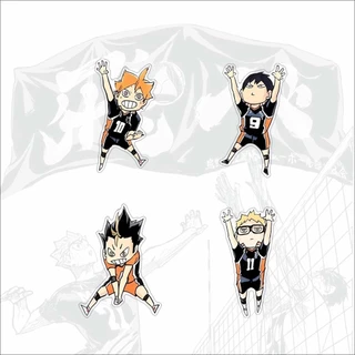 เข ็ มกลัดอะคริลิค Haikyu Series อุปกรณ ์ ต ่ อพ ่ วงอะคริลิคน ่ ารักการ ์ ตูนเข ็ มกลัด Pin อุปกรณ ์ เสริม