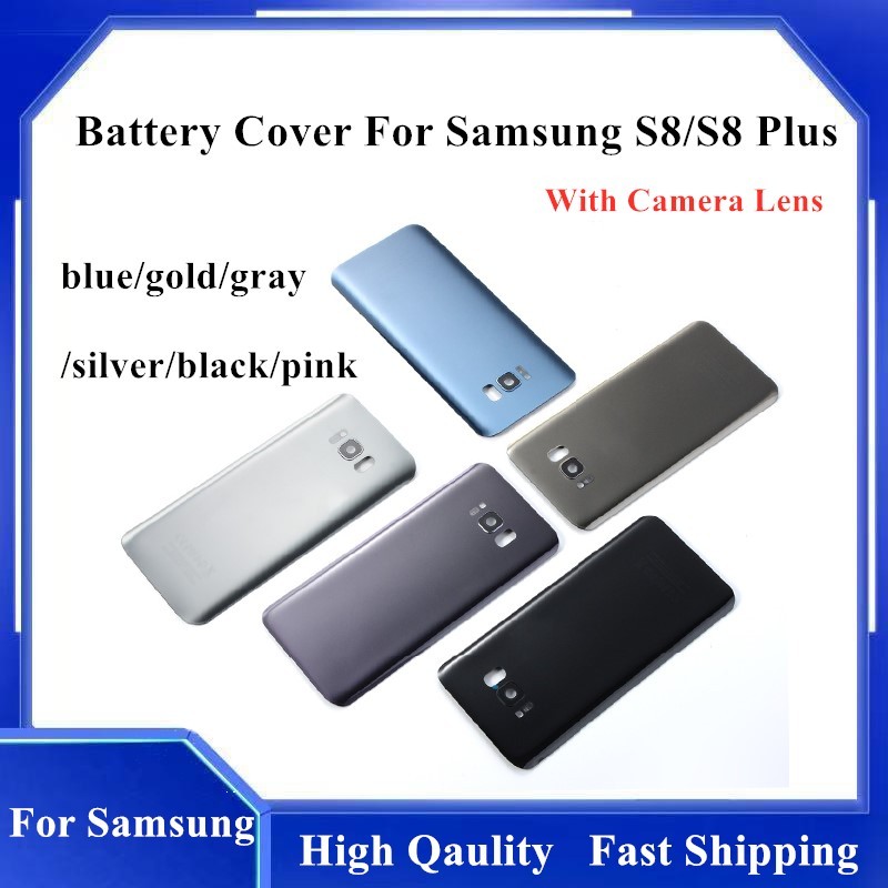 สําหรับ Samsung กลับแบตเตอรี ่ สําหรับ Samsung Galaxy S8 G950 SM-G950F G950FD S8 + G955 SM-G955F G95