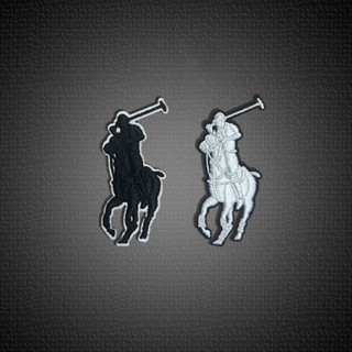 ตราผ ้ าโลโก ้ Warhorse ปักเสื ้ อผ ้ าโปโลรีดผ ้ าและเย ็ บ