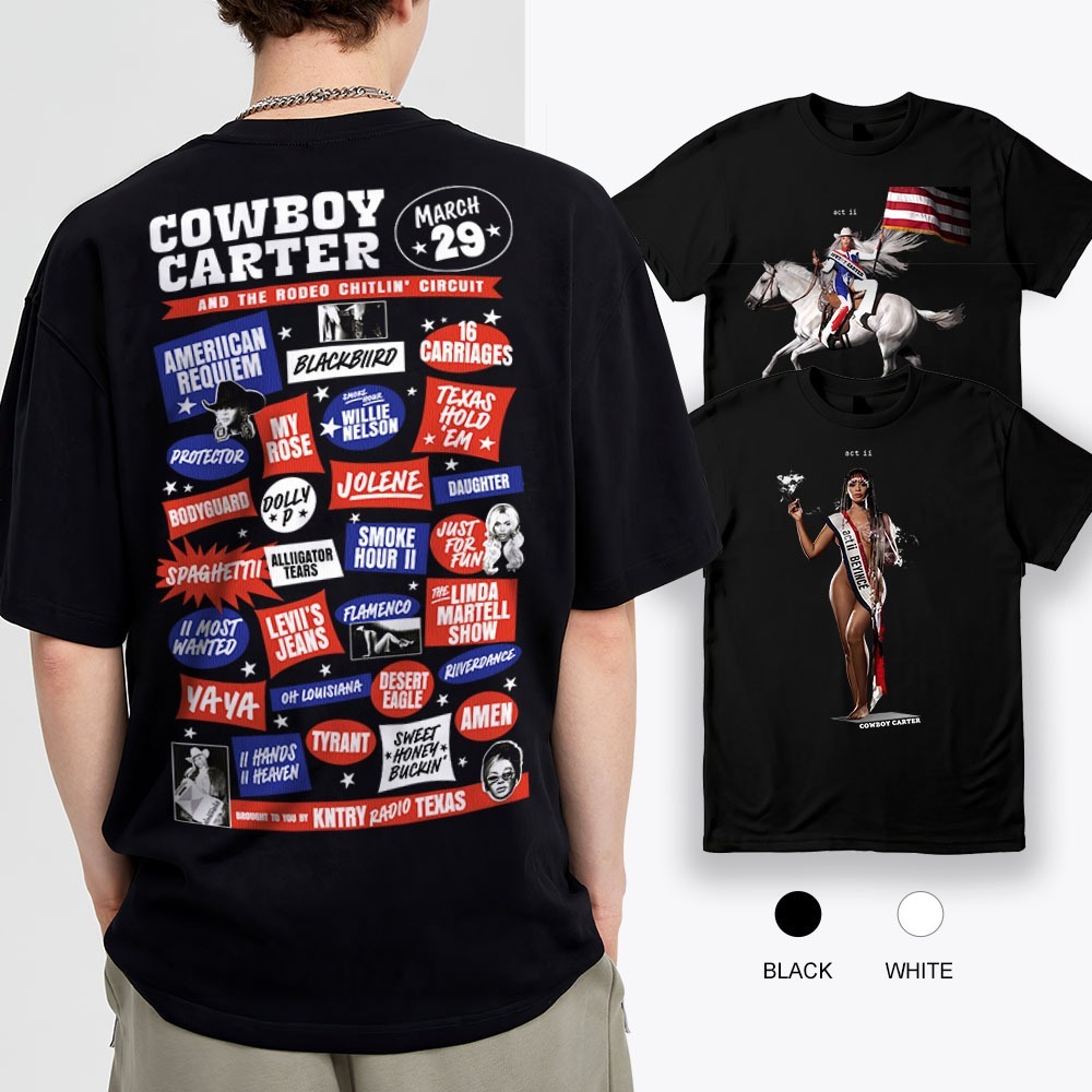 Beyoncé Cowboy Carter Merch Cotton T Shirt Beyonce Shirt