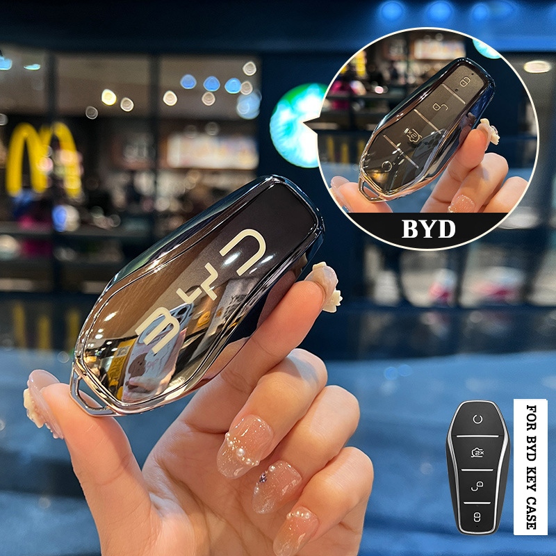 Byd Atto 3 /Dolphin/ซีล/ซีล 7/Dolphin mini/Shark/M6 ใหม่พรีเมี่ยมรถ TPU Remote Key Cover Case Casing Accessories