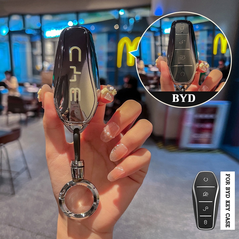 Byd Atto 3 /Dolphin/ซีล/ซีล 7/Dolphin mini/Shark/M6 ใหม่พรีเมี่ยมรถ TPU Remote Key Cover Case Casing Accessories