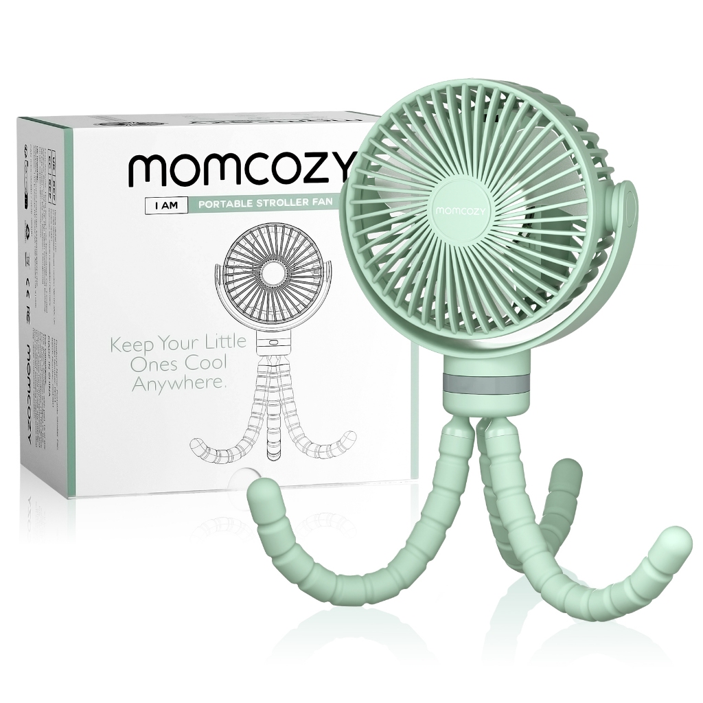 พัดลมรถเข็นแบบพกพา Momcozy 8000mAh