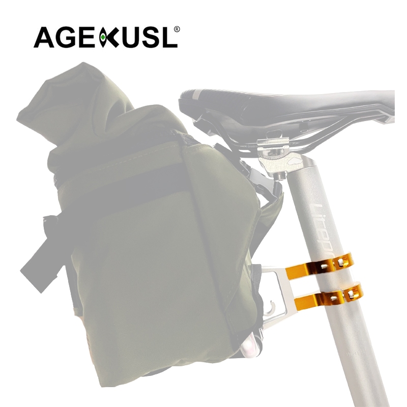 Litepro จักรยาน Carrier บล็อกวงเล็บอะแดปเตอร์ขวดน้ํากรงวงเล็บ Seatpost ติดตั้งใช้สําหรับ Brompton Dahon Birdy จักรยานพับ