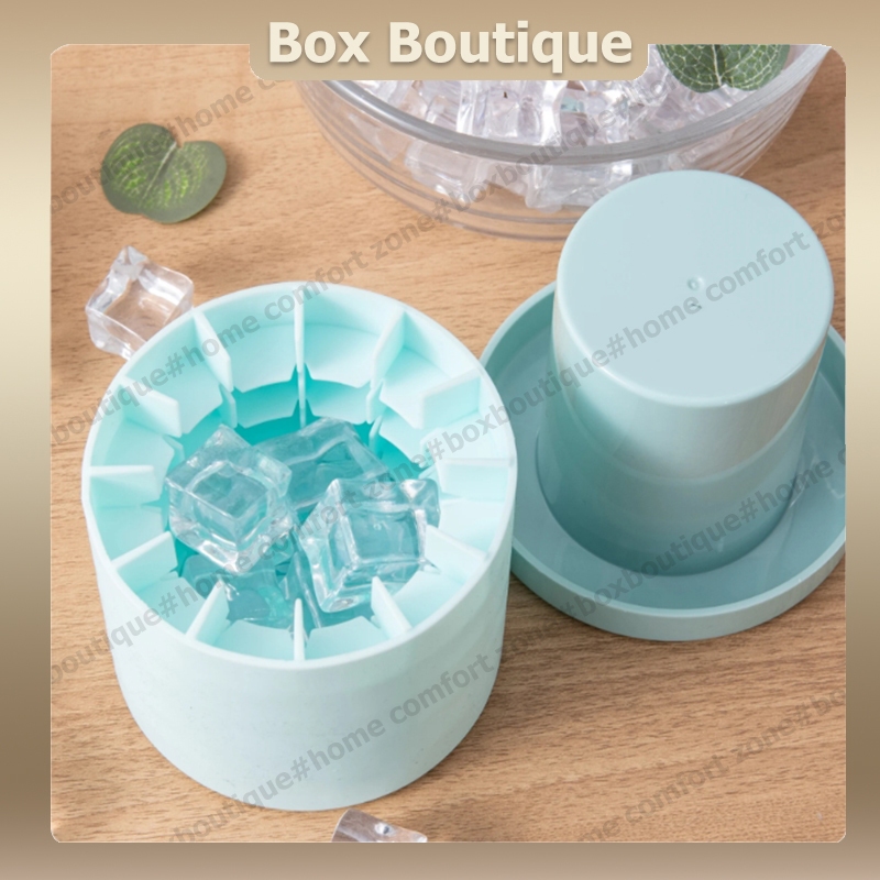【พร้อมส่ง】ที่ทำน้ำแข็ง ซิลิโคนทําน้ําแข็ง มาพร้อมฝาปิด ถาดแม่พิมพ์ซิลิโคน ทำน้ำแข็งซิลิโคน ถาดน้ำแข็ง 60 ช่อง ใช้ซ้ําได้ DIY