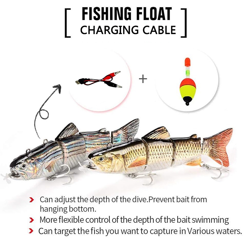 อัตโนมัติ Swimbait หุ่นยนต์เหยื่อตกปลาไฟฟ้า Auto Multi รูปที่ 7
