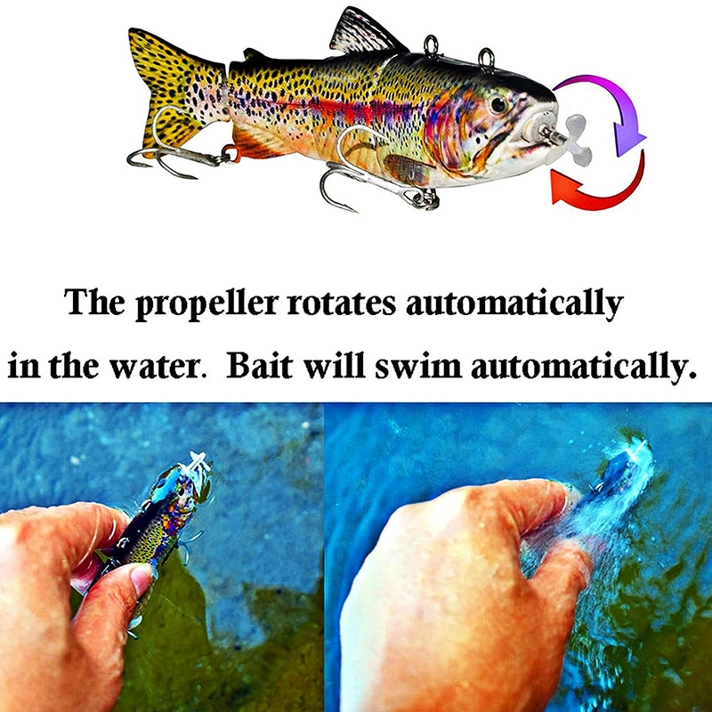 อัตโนมัติ Swimbait หุ่นยนต์เหยื่อตกปลาไฟฟ้า Auto Multi รูปที่ 6