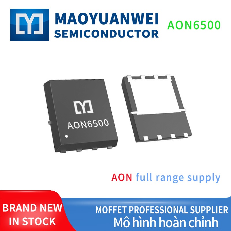 AON6500 10 ชิ้น MY6500NE5 6500 บรรจุภัณฑ์ DFN-8 N Channel Field Effect 30V 200A MOS Tube tta