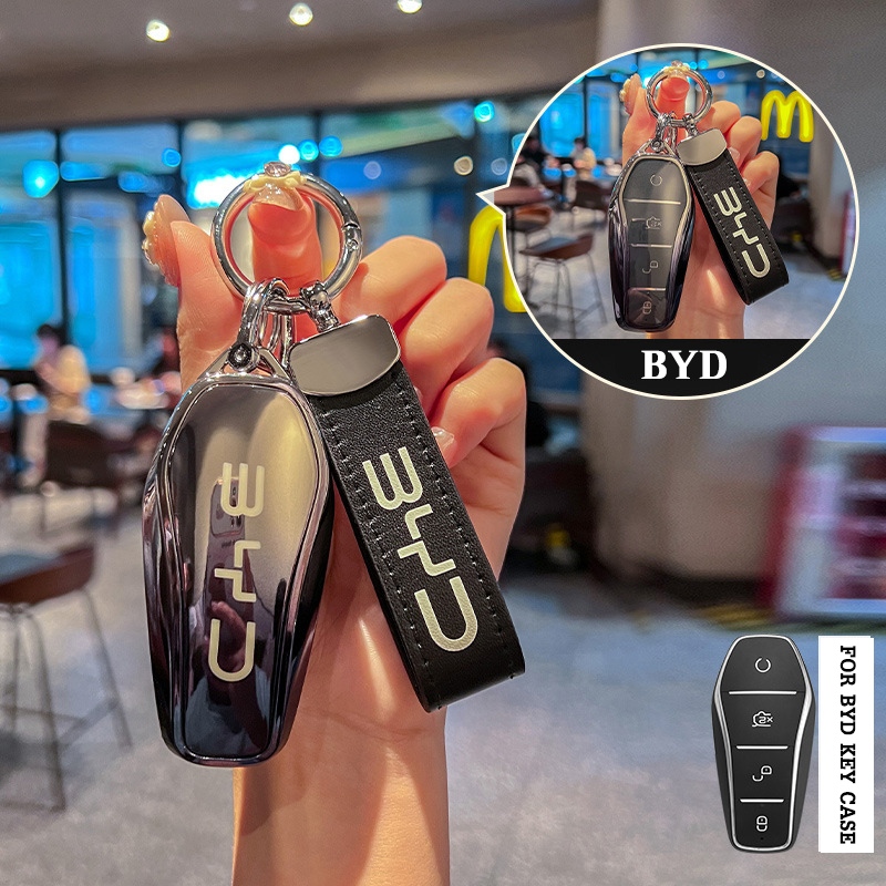 Byd Atto 3 /Dolphin/ซีล/ซีล 7/Dolphin mini/Shark/M6 ใหม่พรีเมี่ยมรถ TPU Remote Key Cover Case Casing Accessories