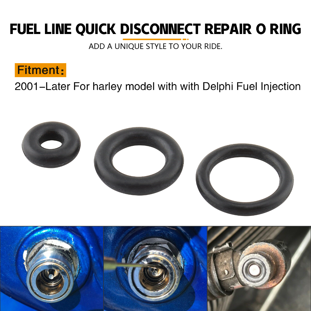 เหมาะสําหรับรถจักรยานยนต์ Harley Davidson สายการใช้ Quick Disconnection ซ่อม O-Ring ชุด Harley Gliding Road King Mc-300 การใช้วาล์วตรวจสอบการปรับเปลี่ยนการใช้ Jet รางสไลด์