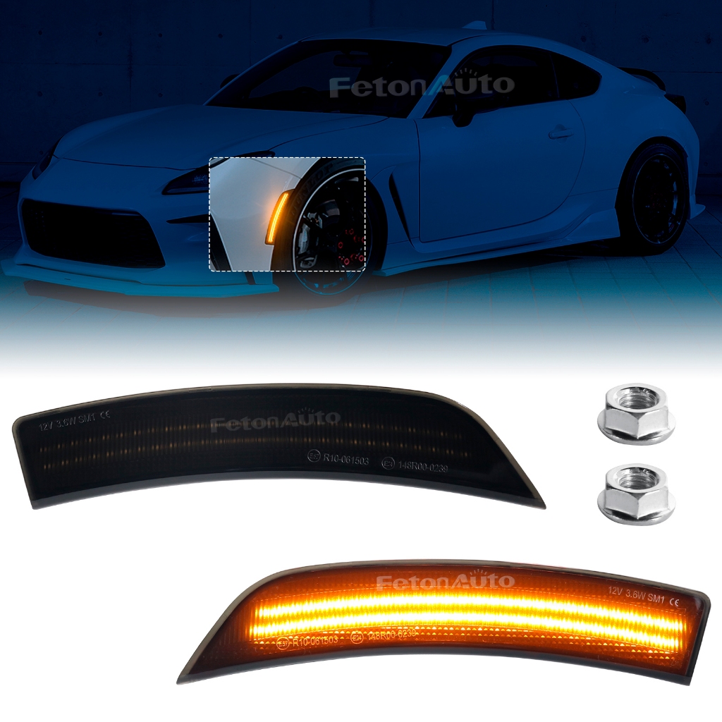 2X ไฟเลี้ยวด้านข้าง LED แบบไดนามิกสําหรับ Toyota GR86 ZN8สําหรับ Subaru BRZ ZD8 2022 2023 84411CC010
