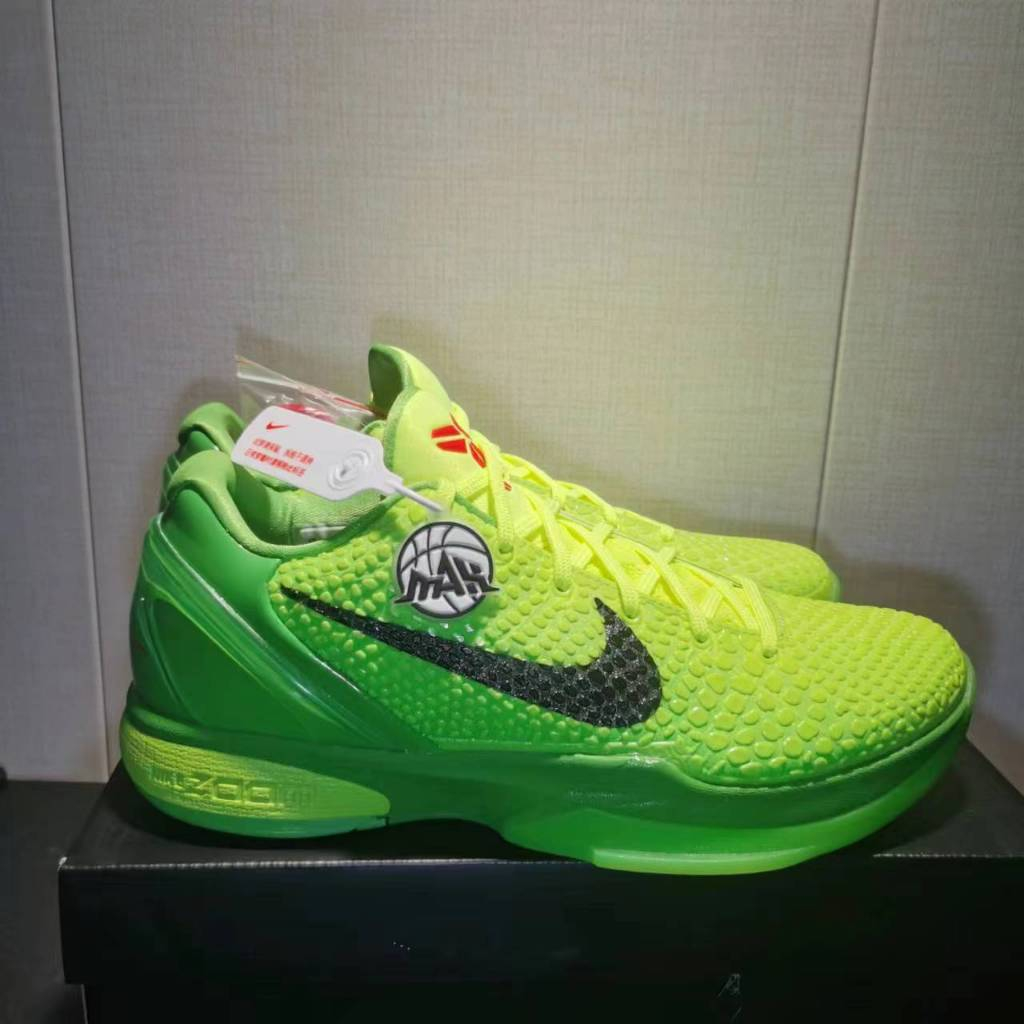 รองเท้ากีฬา รองเท้าบาสเก็ตบอล Zoom Kobe 6 Green apple CW2190-300