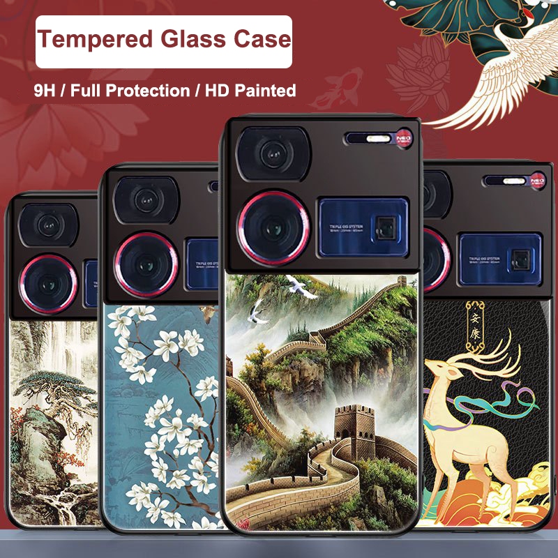 สําหรับ Nubia Z60 Ultra กระจกนิรภัยสําหรับ Nubia Z60Ultra แก้ว Hard ฝาหลัง Z 60 Ultra สําหรับ Nubia 