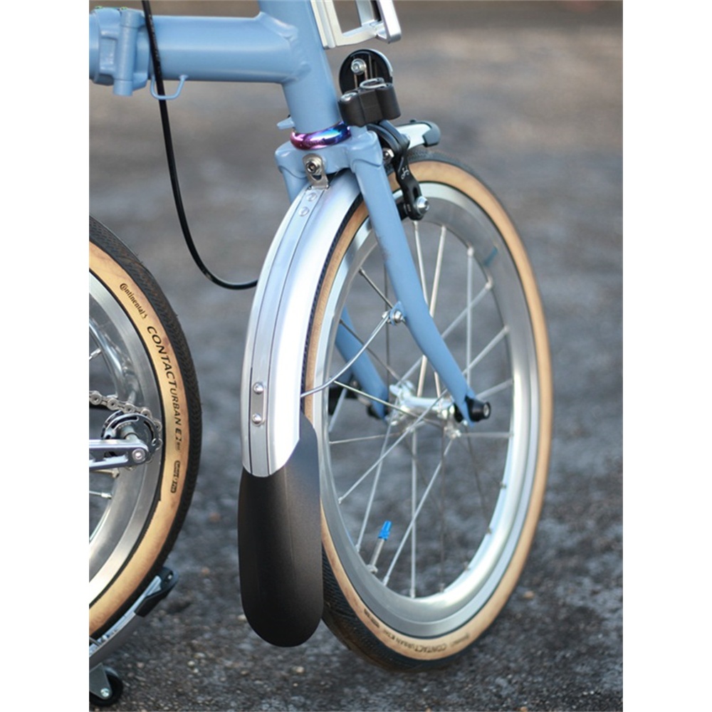 สําหรับจักรยาน Brompton Front Fender Flap p Line c Line t Line Front Mudguard Tail Wings อุปกรณ ์ เสริม ราคา ถูกที่สุด ดีลบีเคเค แกลเลอรีภาพที่ 3