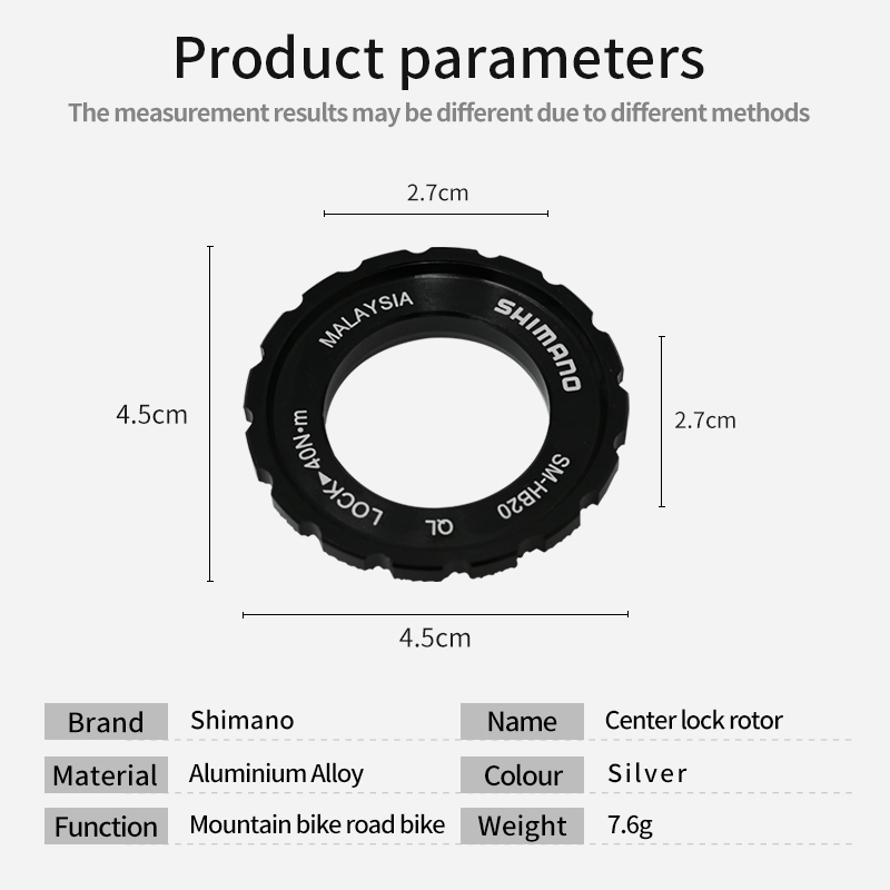 Shimano SM-HB20 Center Lock Rotor Centerlock จักรยานสําหรับ 15 มม.20 มม.Hub ล ็ อค Lockring - รูปที่ 2