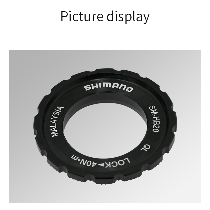 Shimano SM-HB20 Center Lock Rotor Centerlock จักรยานสําหรับ 15 มม.20 มม.Hub ล ็ อค Lockring - รูปที่ 3