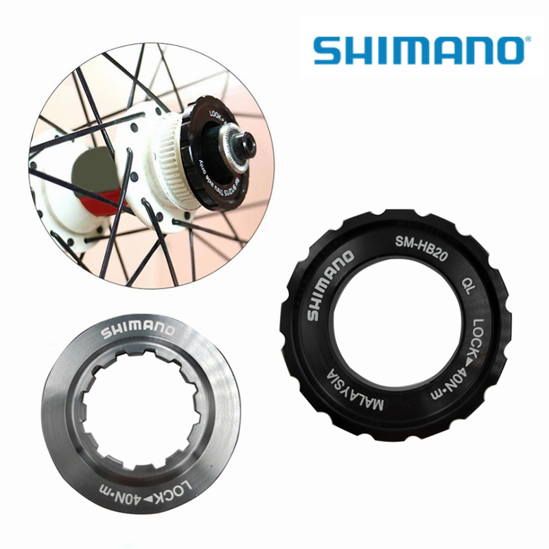 Shimano SM-HB20 Center Lock Rotor Centerlock จักรยานสําหรับ 15 มม.20 มม.Hub ล ็ อค Lockring