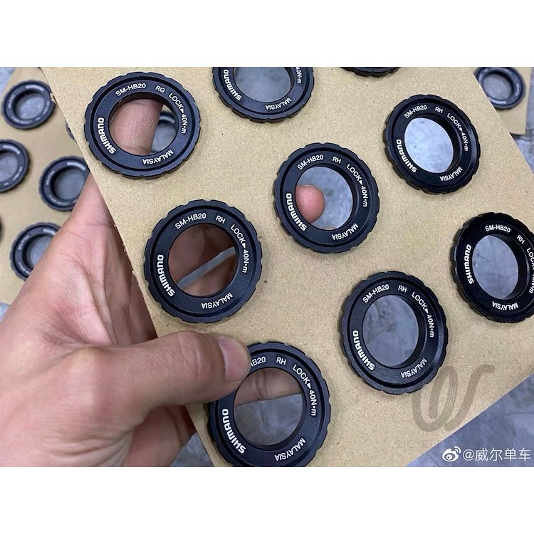 Shimano SM-HB20 Center Lock Rotor Centerlock จักรยานสําหรับ 15 มม.20 มม.Hub ล ็ อค Lockring - รูปที่ 6