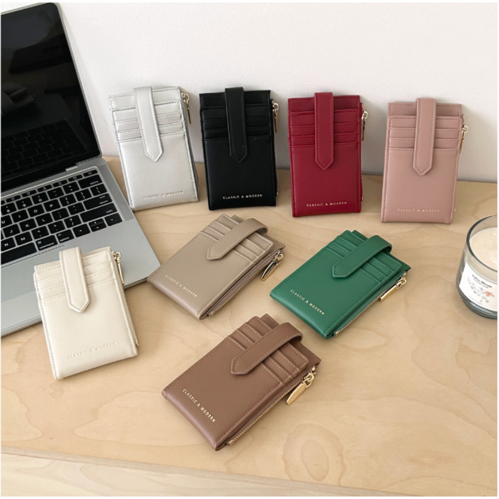 Seagloca ใหม่ Ultra Light พับคู่ทุกวันพับ Commuting Multi Card Slot ID Card กระเป๋า Zero กระเป๋าสตางค์ผู้หญิงไม่มี 1886