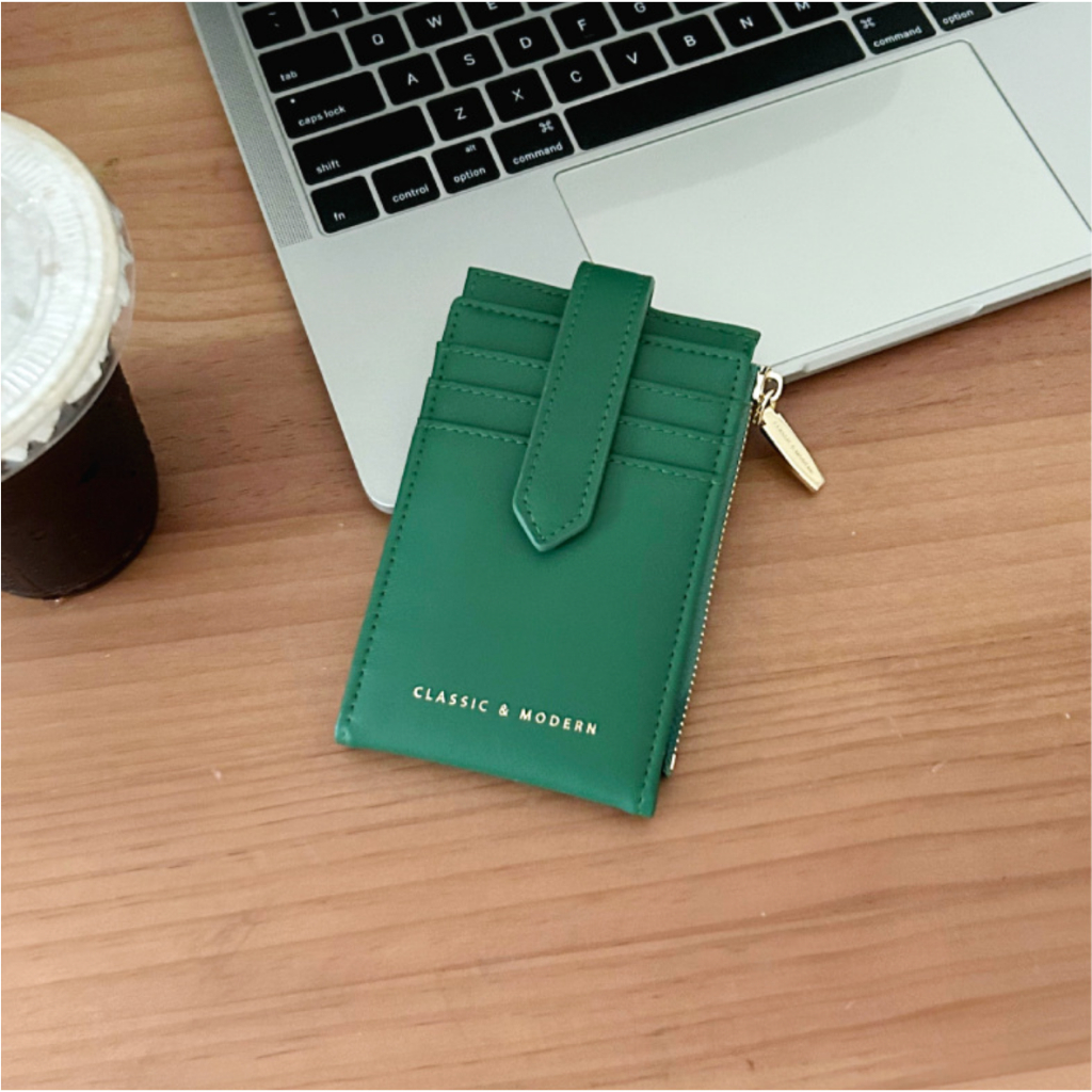Seagloca ใหม่ Ultra Light พับคู่ทุกวันพับ Commuting Multi Card Slot ID Card กระเป๋า Zero กระเป๋าสตางค์ผู้หญิงไม่มี 1886