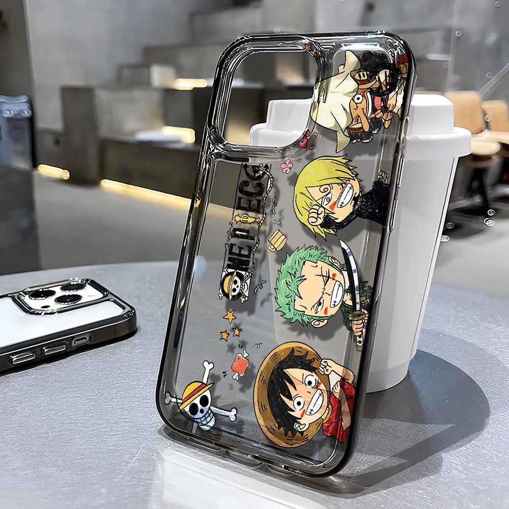 One Piece การ์ตูนสําหรับ iPhone 15promax 14 Pro Max 13 Pro Max i13 13pro 11 Pro Max iphone11 X XR Xs Max iPhone 12Pro 12 Pro Max iPhone 7plus 8plus 6splus 6plus soft เคสโทรศัพท์