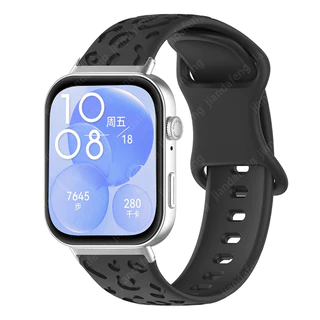 สายซิลิโคนอ่อน กันน้ำ สำหรับนาฬิกา Huawei Watch Fit 5 4 pro 3 2