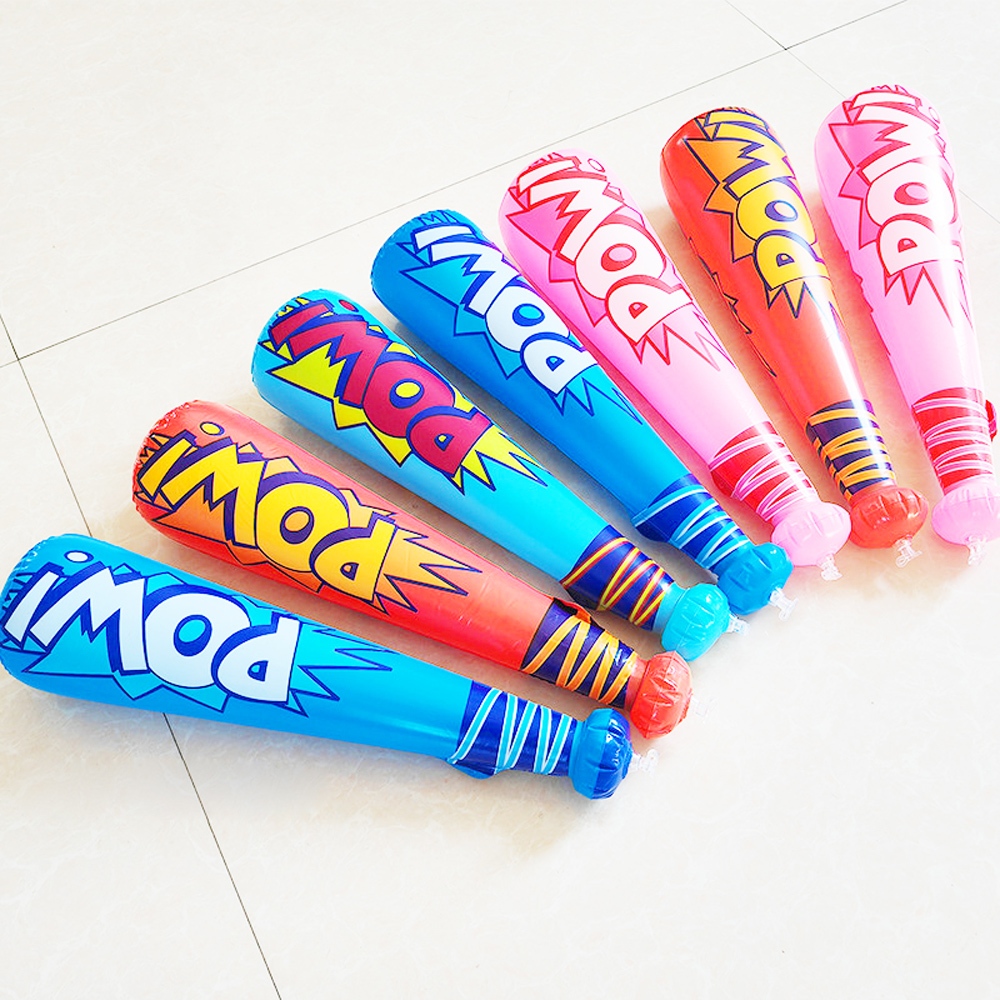 อุปกรณ์งานปาร์ตี้ ของเล่นอีสเตอร์บอลลูนไม้เบสบอลพองจุด Pvc ไม้-grained ไม้เบสบอลไม้ Rod ดาบเป่าลม Inflatable ของเล่น Inflatable ค้อน - รูปที่ 2