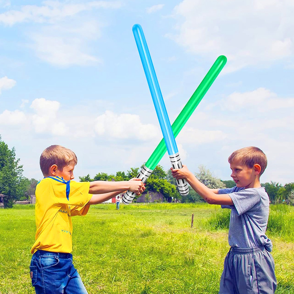 อุปกรณ์งานปาร์ตี้ ของเล่นอีสเตอร์บอลลูนไม้เบสบอลพองจุด Pvc ไม้-grained ไม้เบสบอลไม้ Rod ดาบเป่าลม Inflatable ของเล่น Inflatable ค้อน - รูปที่ 4